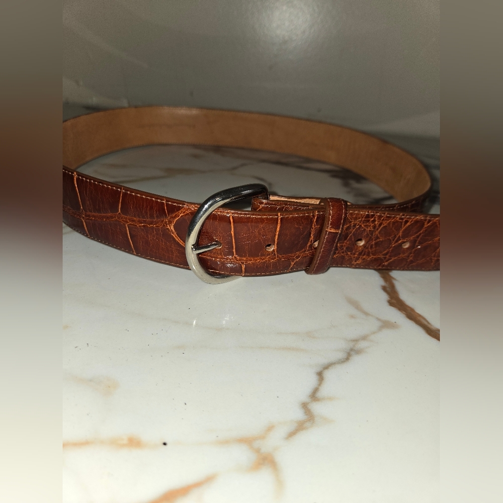 Genuine American Alligator Mens Belt, Size 33, Asking $180.00